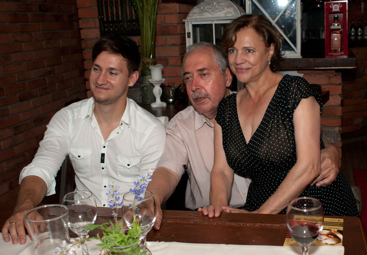 Paweł Leśniak, Czesław Czapliński i prezeska klubu Barbara Jończyk