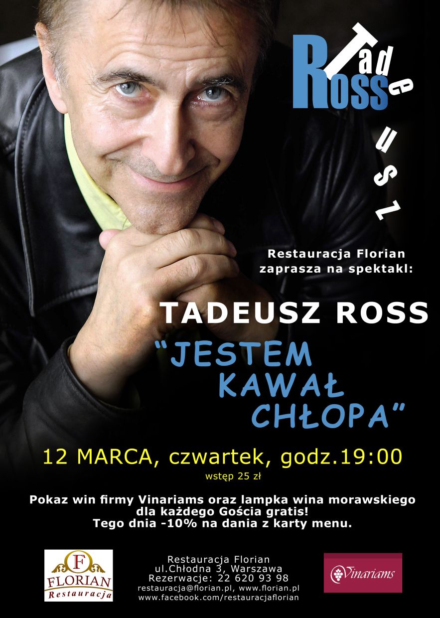Tadeusz Ross i „Jestem kawał chłopa” we Florianie