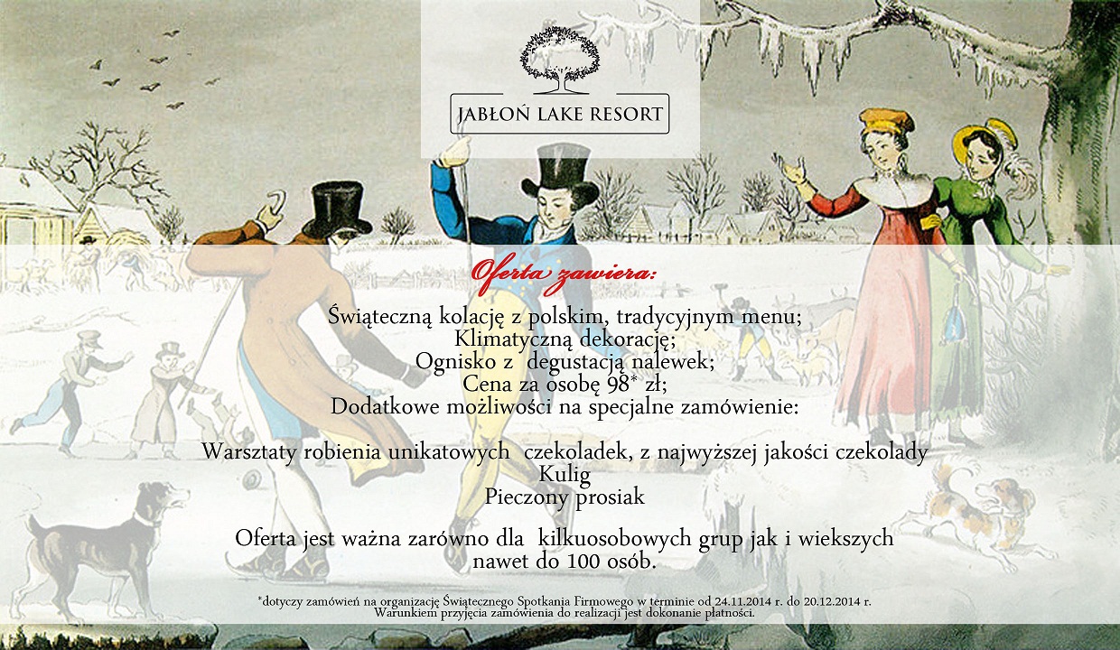 świąteczna oferta Jabłoń Lake Resort