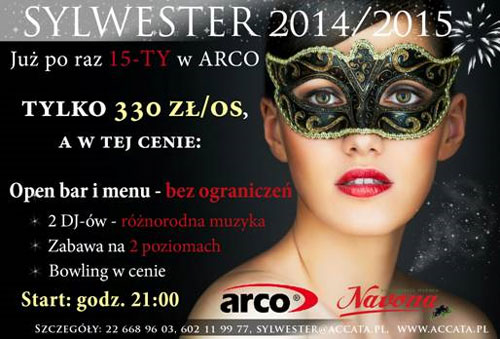 Sylwester w ARCO i restauracji Navona