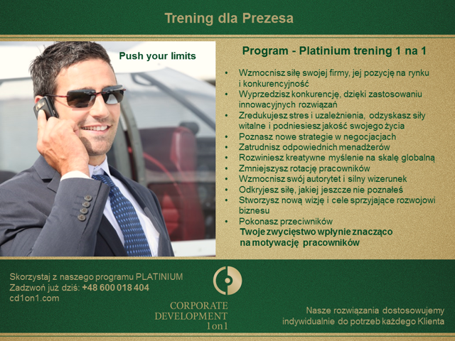 Trening dla prezesa, kliknij by powiększyć