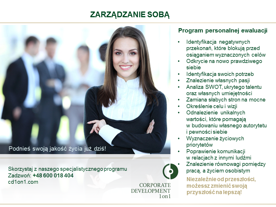 oferta Corporate Development 1 on 1