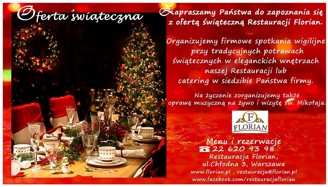 oferta świąteczna od Floriana